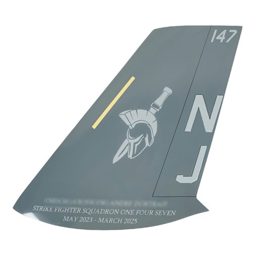 VFA-147 F-35C Lightning II Tail Flash - View 2