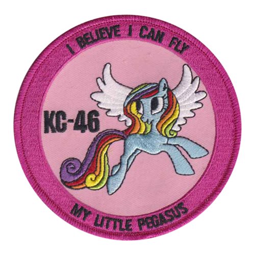418 FLTS KC-46 I Believe I Can Fly Patch
