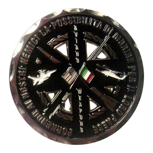 31 MXG Aviano Weapon Reaper Challenge Coin - View 2