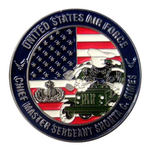 USAF AFMAO Command Chief Challenge Coin - View 2