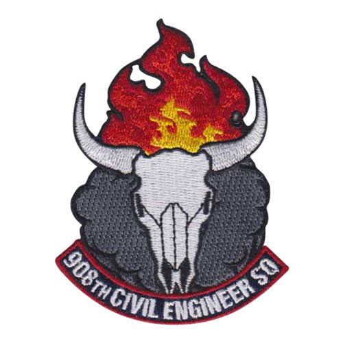 908 CES Bull Fire Patch