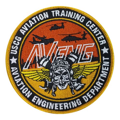 USCG Aviation Training Center AVENG Patch | United States Coast Guard ...