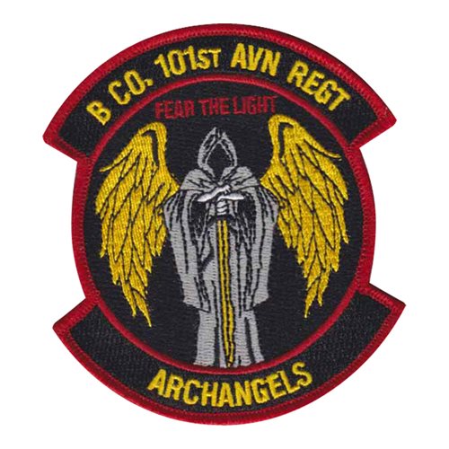 B Co. 101 AVN REGT Archangels Patch