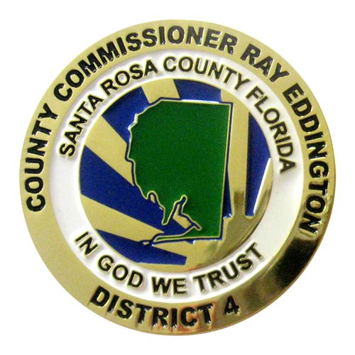 SRC Commissioner District 4 Challenge Coin