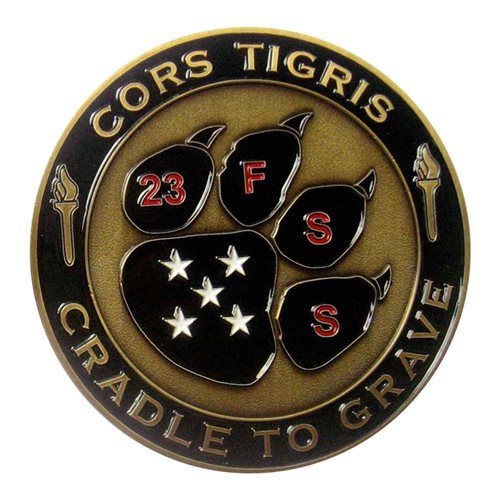 23 FSS Total Support Commander Challenge Coin