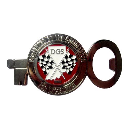 137 IS Racers Commander Bottle Opener Challenge Coin - View 2