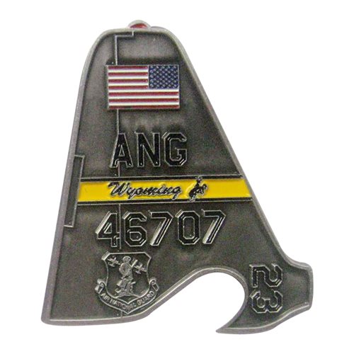 153 AW Flight Simulator Bottle Opener Challenge Coin - View 2