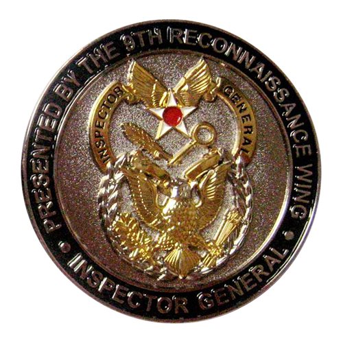 9 RW Inspector General Challenge Coin - View 2