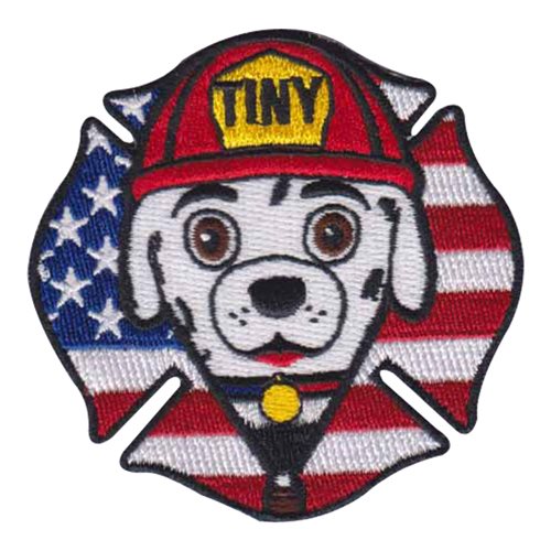 Tiny The Fire Dog Patch 3-inch