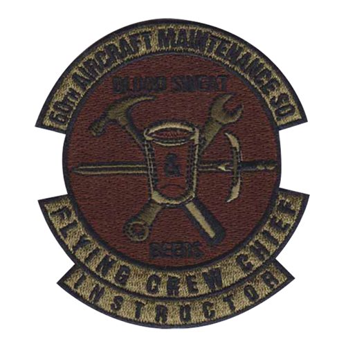 60 AMXS Blood Sweat Beers Instructor OCP Patch