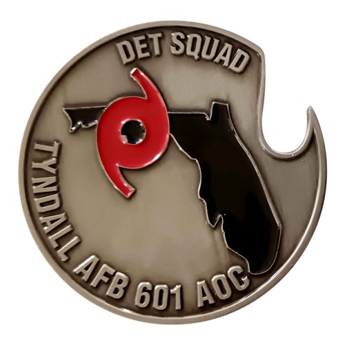 101 AOG DET 1 CE Bottle Opener Challenge Coin - View 2