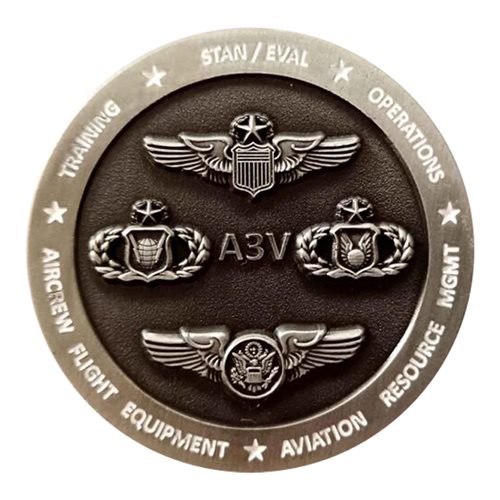 AFMC Flight Ops and Stan Eval Challenge Coin