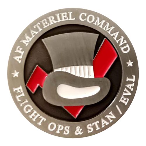 AFMC Flight Ops and Stan Eval Challenge Coin - View 2