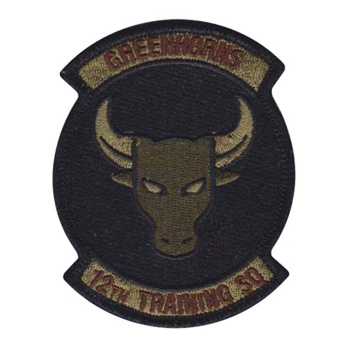 12 TRS Greenhorns Morale Patch (without stripes)