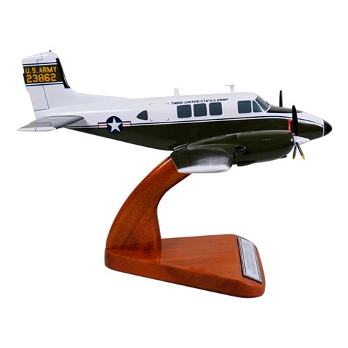 Beechcraft Queen Air 65 (U-8F) Custom Airplane Model  - View 3