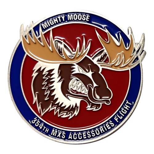 354 MXS Mighty Moose Challenge Coin