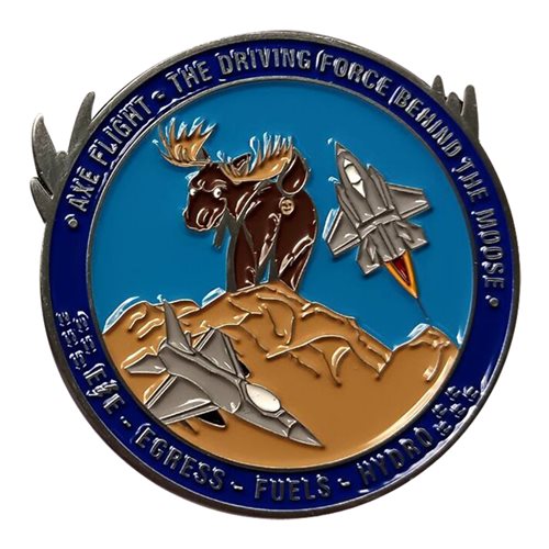 354 MXS Mighty Moose Challenge Coin - View 2