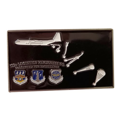 123 LRS Presented for Excellence Challenge Coin - View 2