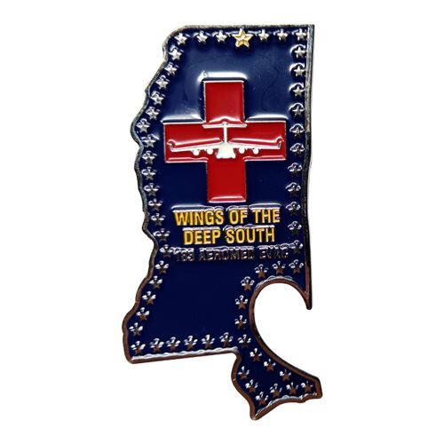 183 AES Bottle Opener Challenge Coin - View 2