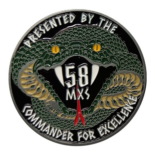58 MXS Commander Challenge Coin