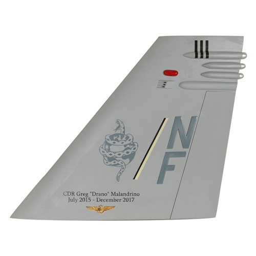 VFA-102 F/A-18E Custom Airplane Tail Flash - View 5