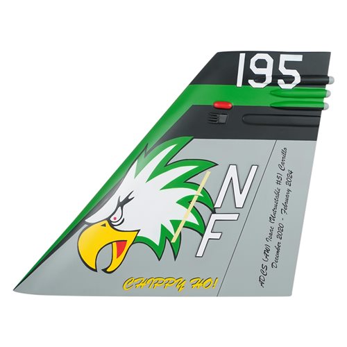 VFA-195 F/A-18E/F Super Hornet Custom Airplane Tail Flash - View 2