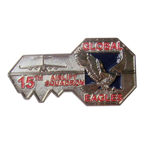 15 AS C-17A Aircraft Commander Challenge Coin