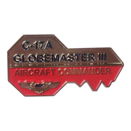 15 AS C-17A Aircraft Commander Challenge Coin - View 2