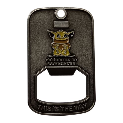 92 CPTS Commander Bottle opener Challenge Coin - View 2