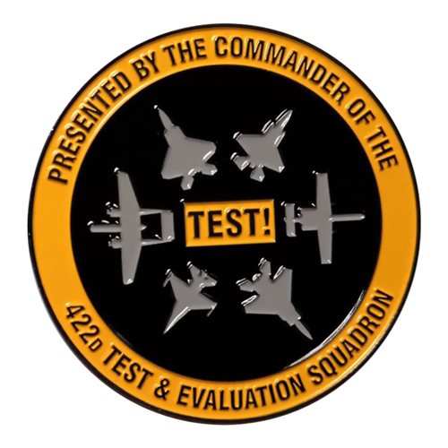 422 TES Commander Challenge Coin - View 2