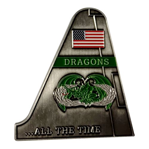 19 AMXS Tail Flash Challenge Coin - View 2