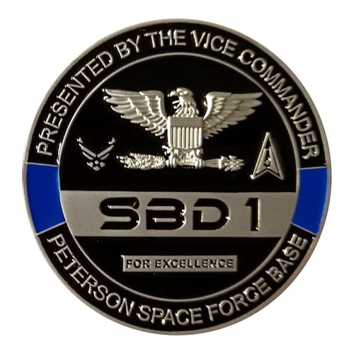 Space Base Delta 1 Vice Commander Challenge Coin - View 2