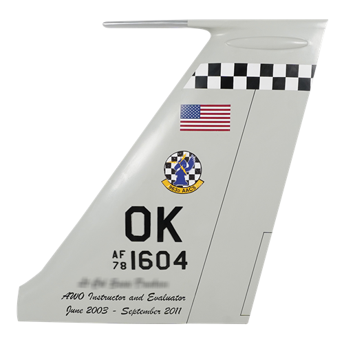 963 AACS E-3 Sentry Custom Airplane Tail Flash - View 5