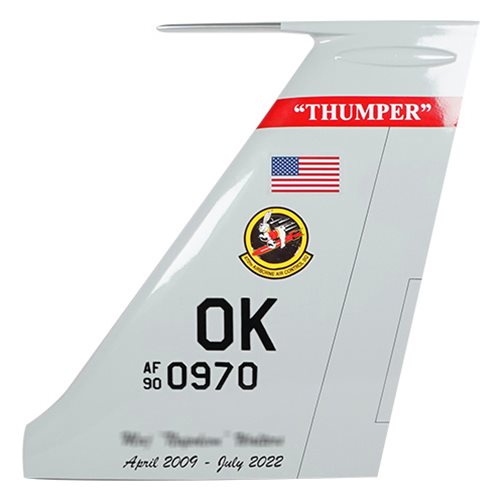 970 AACS E-3 Sentry Custom Airplane Tail Flash - View 3