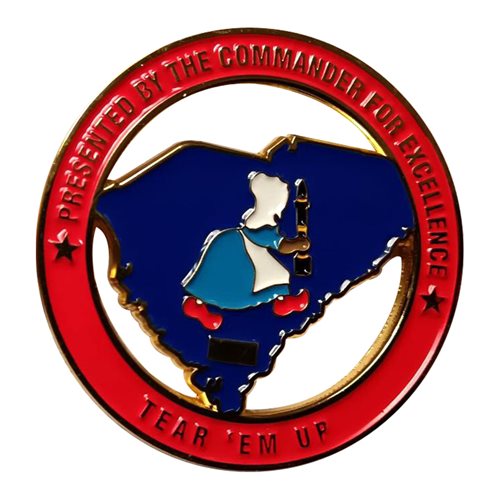 50 ATKS Wildcats Commander Challenge Coin - View 2