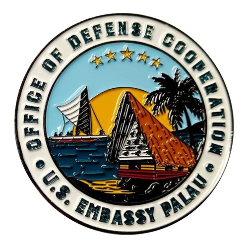 US Embassy Palau ODC Challenge Coin - View 2