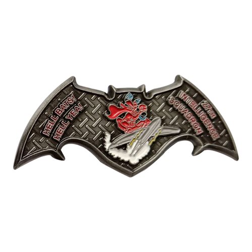 27 IS Hell Bats Bottle Opener Challenge Coin - View 2