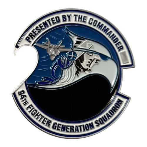 94 FGS Bottle Opener Challenge Coin - View 2