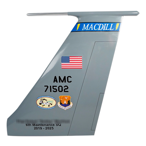 6 AMW KC-135 Airplane Tail Flash - View 3