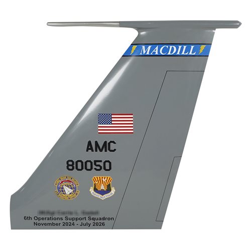 6 AMW KC-135 Airplane Tail Flash - View 4