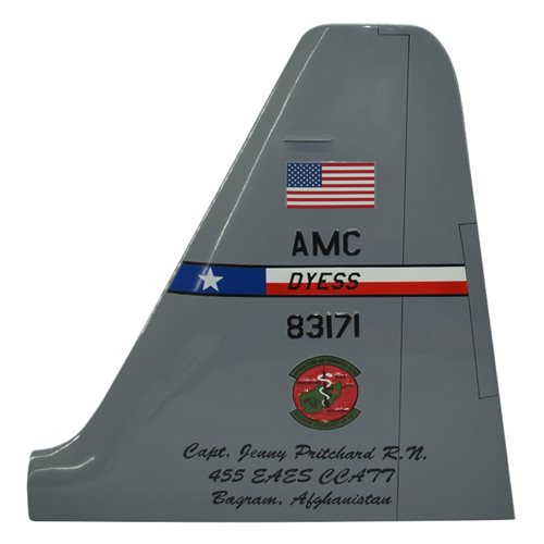 455 EAES C-130 Airplane Tail Flash