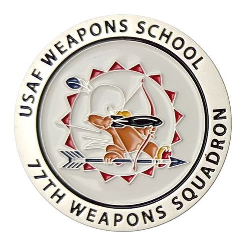 77 WPS Weapon School Challenge Coin