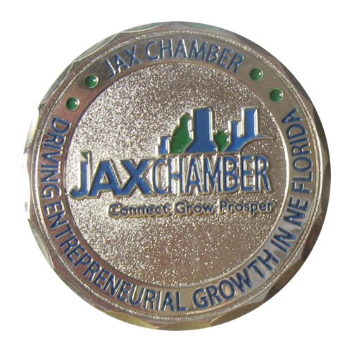 JAX Bridges Entrepreneuer Challenge Coin