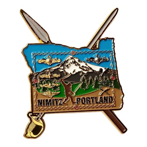Nimitz Portland Challenge Coin - View 2
