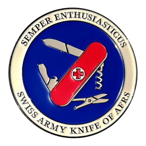 AFRS Gold Bar Recruiting Program Challenge Coin - View 2