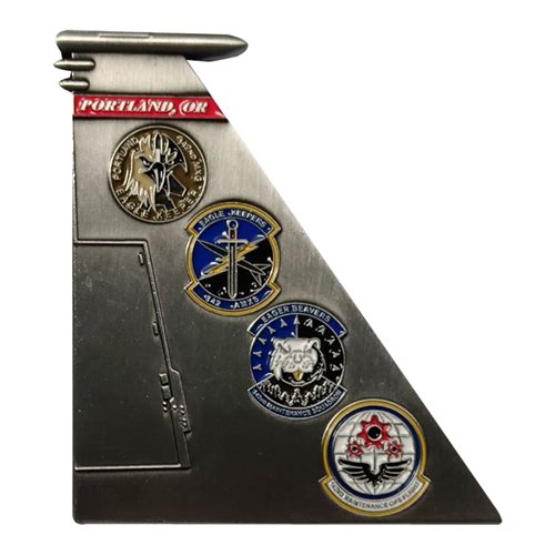 142 MXG Tail Flash Challenge Coin - View 2