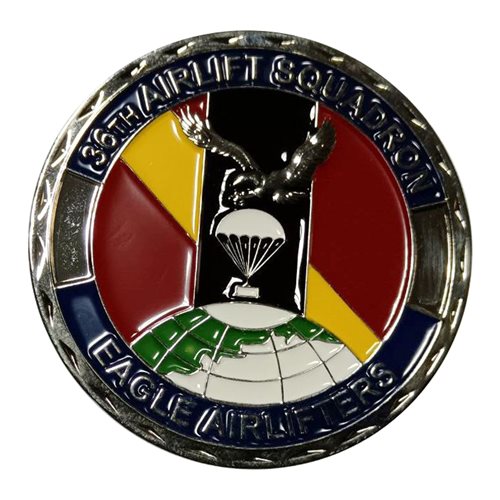 36 AS Eagle Airlifters  Challenge Coin - View 2