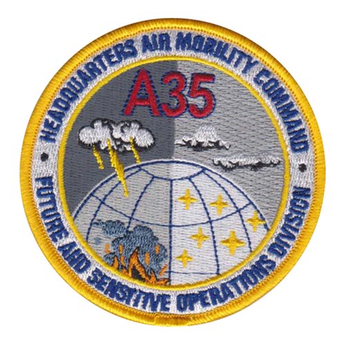 HQ AMC A35 Future And Sensitive Operations Division Patch