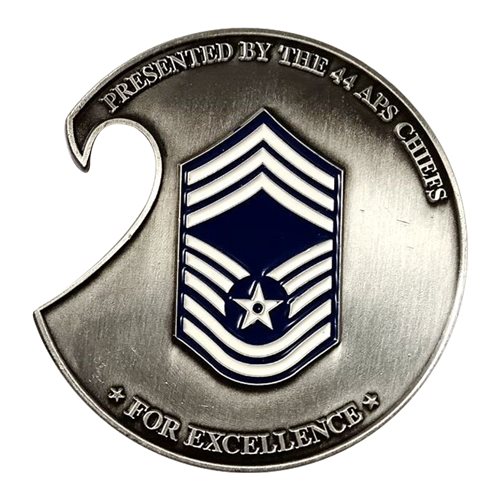 44 APS Chiefs Bottle Opener Challenge Coin - View 2