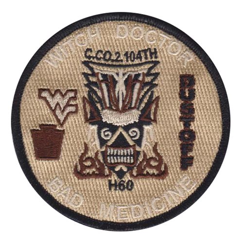 C Co 2-104 AVN GSAB Witch Doctor Patch